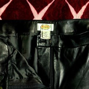 Thrifted Talbot’s leather pants